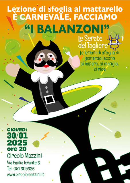 BALANZONI 2025 Circolo Mazzini Corso di sfoglia